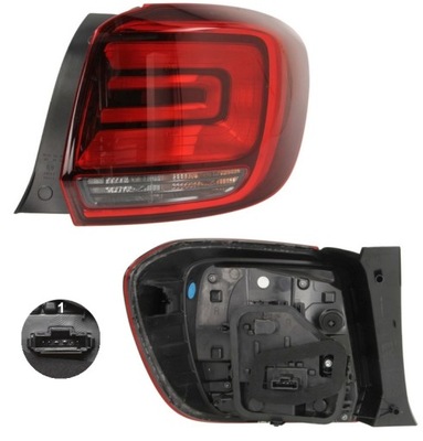 Лампа задня права dacia renault sandero 2016- фото №1