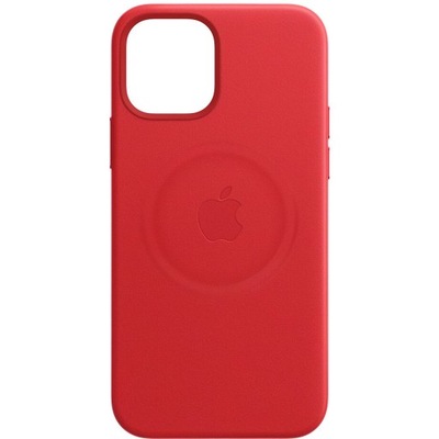 APPLE LEATHER CASE IPHONE 12 MINI CZERWONE