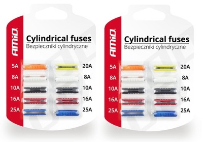 Набор предохранителей topikowych 5v 8v 10v 16v 25a фото №1