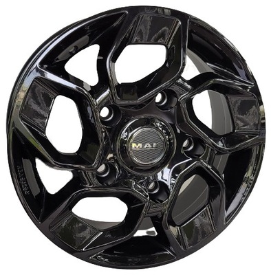 LLANTAS MAK 18 FORD TRANSIT CUSTOM TOURNEO CUSTOM 5X160 65,1 NEGRO LUSTRE 