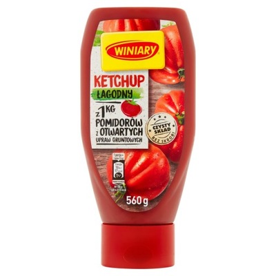 KETCHUP WINIARY ŁAGODNY 560g