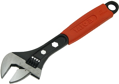 KLUCZ NASTAWNY 300MM CR-V PLAST. RACZKA