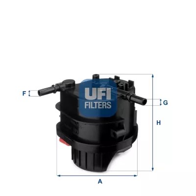 ФІЛЬТР ПАЛИВА UFI 24.015.00