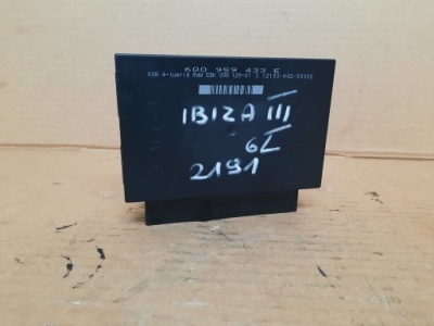 Модуль комфорта seat ibiza iii 6l 6q0959433e фото №1