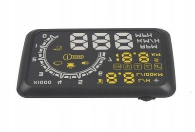 CONTADOR HUD MONITOR AL VENTANAS OBD2 PROYECTOR 5.5'  