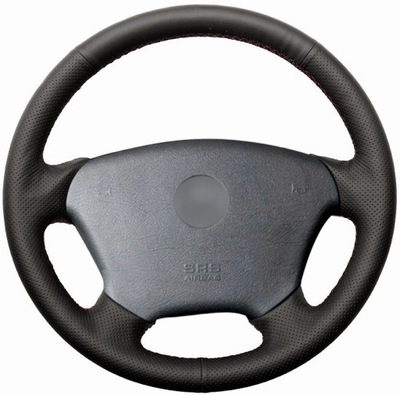 COVER ON STEERING WHEEL MERCEDES ML W163 LEATHER  