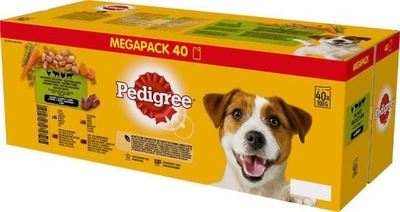 PEDIGREE Adult 40x100g Mix Smaków