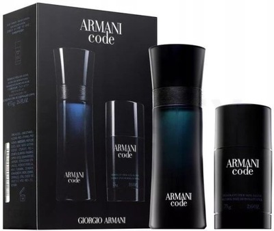 Giorgio Armani Code Pour Homme dezodorant w sztyfcie 75ml + 75ml EDT