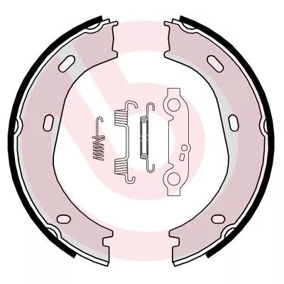 S 50 501/BRE ZAPATAS DE TAMBOR DE FRENADO  