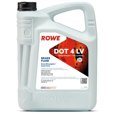 ROWE - HIGHTEC BRAKE FLUID DOT 4 LV - 5L