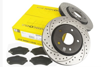 DISCOS TUNEADO 301MM + ZAPATAS FIAT FREEMONT 2011-  