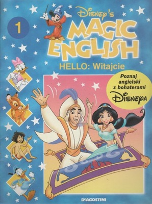 MAGIC ENGLISH 1 HELLO WITAJCIE Disney bez VHS