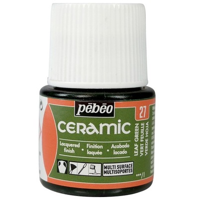 Farba do ceramiki Ceramic Pébéo - Leaf Green 45 ml