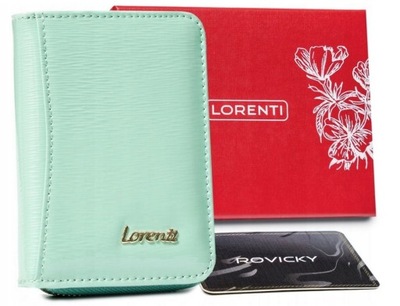 Lorenti portfel skóra naturalna zielony 5157-SH-RFID-1333 MI - kobieta