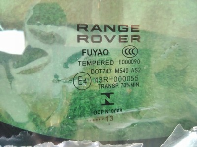 Land rover range rover l405 2011 стекло передняя кузовная треугольное фото №1