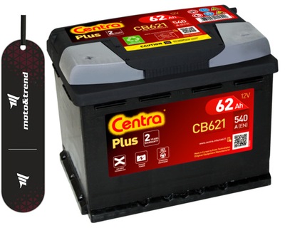 BATERÍA CENTRA PLUS L+ 62AH/540 CB621  