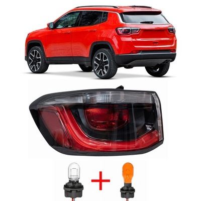 Jeep compass ii mp 2017-2020 лампа задня кузовна ліва 55112682aa фото №1