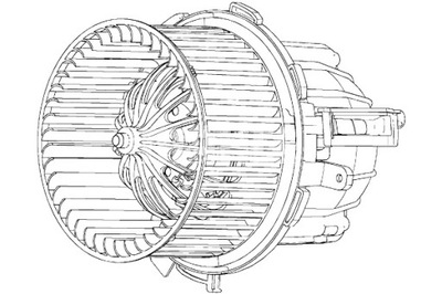 MAHLE VENTILIATORIUS PŪSTUVO AUDI A4 ALLROAD B8 A4 B8 A5 Q5 1.8-4.2 