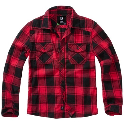 Koszula Brandit Checkshirt - Red/Black 122/128