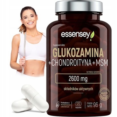 ESSENSEY GLUKOZAMINA 120 KAP CHONDROITYNA MSM