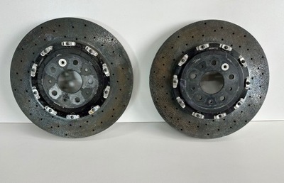 Ferrari sf90 488 f8 диск гальмівна задня керамічна 319166 фото №1