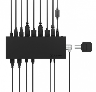 Stacja dokująca IB-DK2245AC 13w1, 2xDP,2xHDI,,,