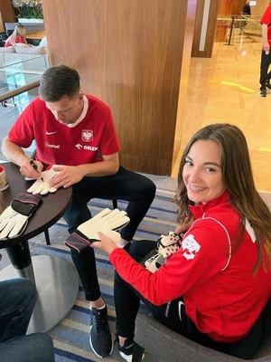 Szczęsny - Polska - rękawica z autografem (pol)