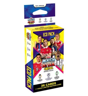 KARTY PIŁKARSKIE MATCH ATTAX CHAMPIONS LEAGUE 2022 2023 EXTRA PACK BLISTER