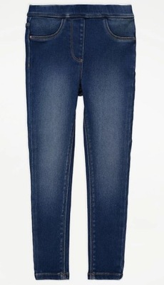 Legginsy George imitacja jeans 158/164 jeansy