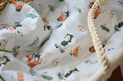 POŚCIEL Z WYPEŁNIENIEM DO WÓZKA / KOŁYSKI MYSZKI