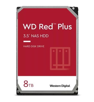 Dysk twardy Red Plus 8TB 3,5 cala CMR 256MB