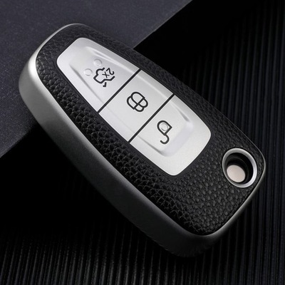 CUERO TPU CAR KEY CAJAS RECUBRIMIENTO PARA FORD RANGER C-MAX S-MAX FO~20521  