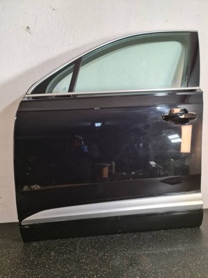 Audi q7-4m0-2017 дверь левая перед передние kod лак lc9x фото №1