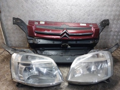 Решётка радиатора + лампы citroen berlingo i lift фото №1