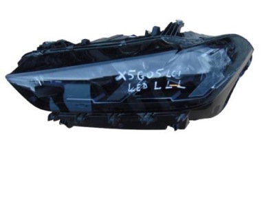 Bmw x5 g05 lci рестайлинг  фара левая full led черный 5a5d2e3 фото №1