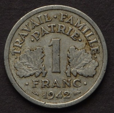 Francja - 1 frank 1942