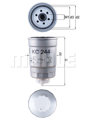 KNECHT KC 244 FILTRAS DEGALŲ 