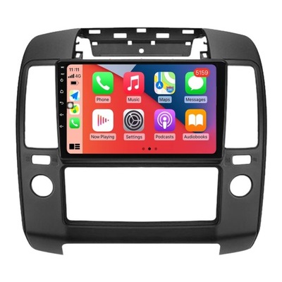 RADIO NAVEGACIÓN GPS CARPLAY ANDROID AUTO PARA NISSAN NAVARA 3 D40 2004-2010  