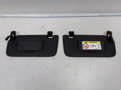 Ford fiesta mk8 захист сонцезахисна ліва права комплект чорні фото №1