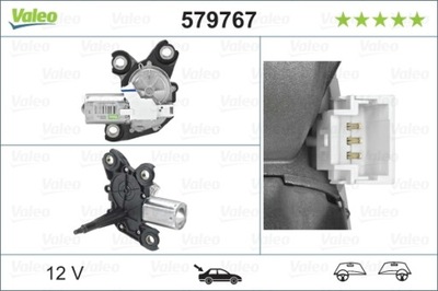 MOTOR LIMPIAPARABRISAS PARTE TRASERA CITROEN BERLINGO BERLINGO MULTISPACE BERLINGO/MINIVA  