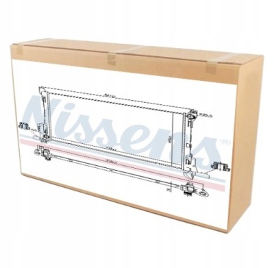 Радіатор двигуна води рідина охолоджуючий до renault trafic 3 2.0 фото №1