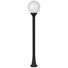 Lampa ogrodowa stojąca 100cm Czarna KULA