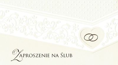 Zaproszenie zaproszenia ślubne na Ślub nr 9