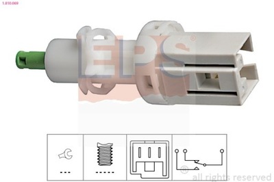 CONMUTADOR DE LUZ LUZ DE FRENADO PEUGEOT 1-810-069  