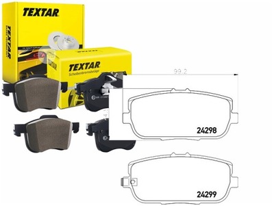 Тормозные колодки тормозные abarth 124 spider fiat 124 spider фото №1