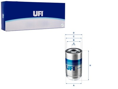 FILTRO COMBUSTIBLES STAR IKARUS 400 SERIE MAN UFI UFI  