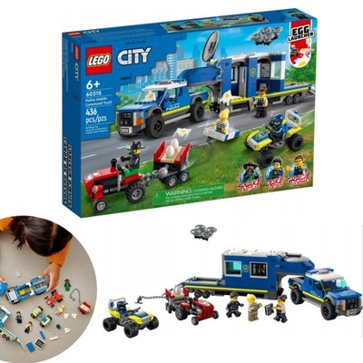 LEGO CITY MOBILNE CENTRUM DOWODZENIA POLICJI