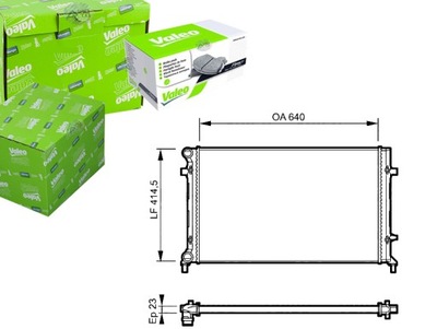 VALEO 734332 CHLODNICA, SISTEMA AUŠINIMO VARIKLIO 