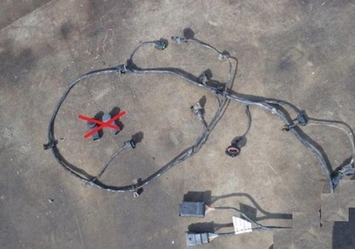 Citroen c6 електропроводка бампера передній джгут фото №1