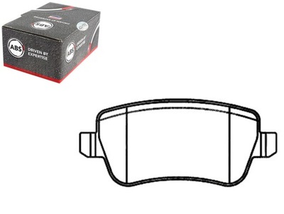 Гальмівні колодки гальмівні fiat croma 05- задня a.b.s. фото №1